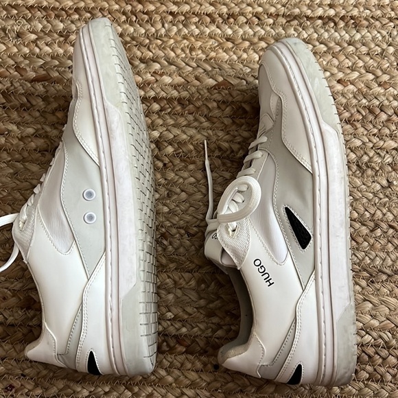 Hugo boss white shoes / sneakers size 9 or 42 - Picture 3 of 7